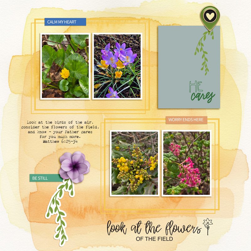 Flowers of the Field Digital Kit