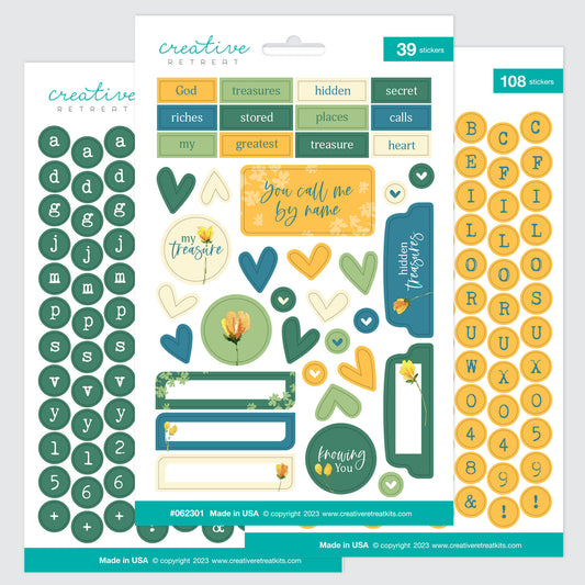 Hidden Treasures Sticker Set