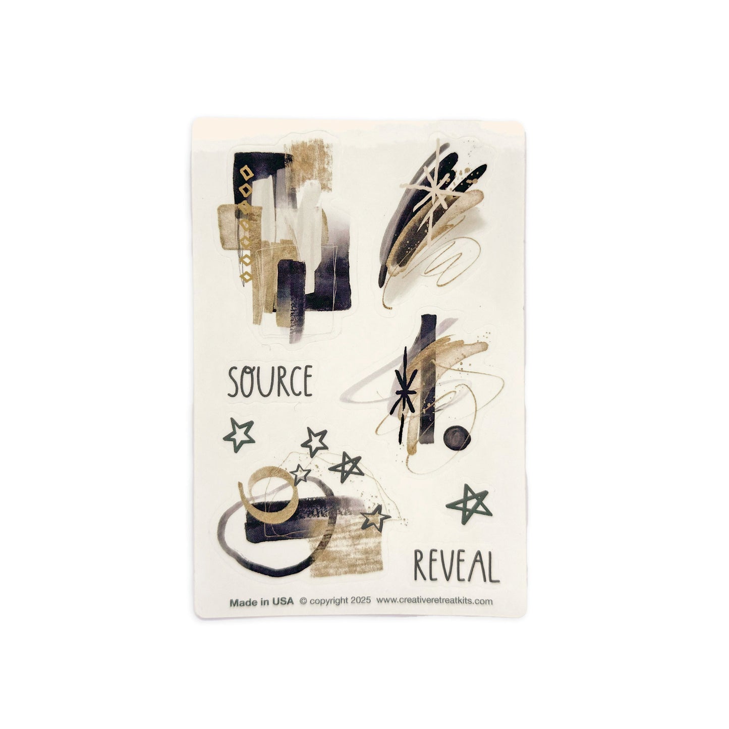 Still Burning Clear Stickers