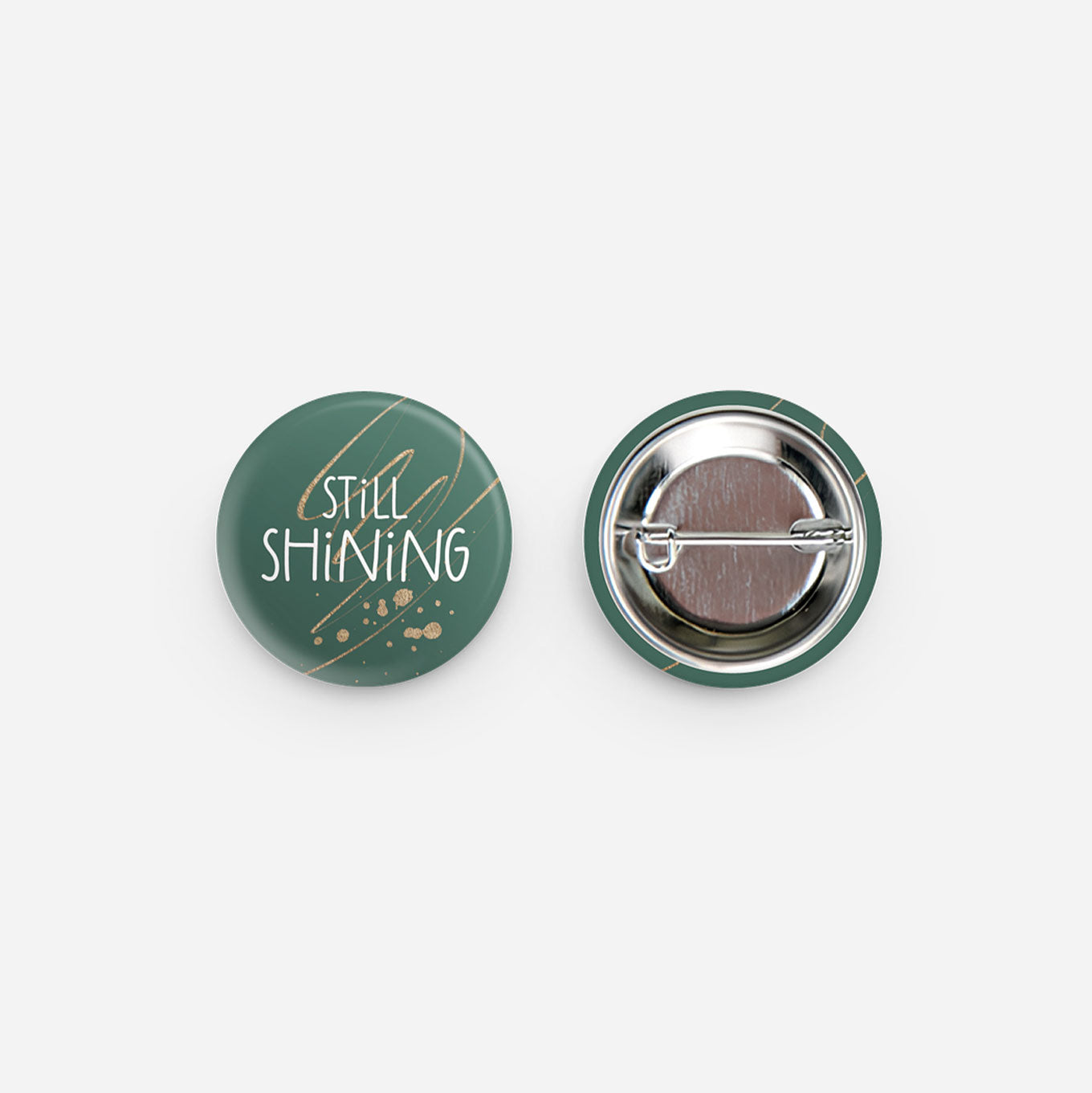 Still Burning Button Pin – Creative Retreat Kits