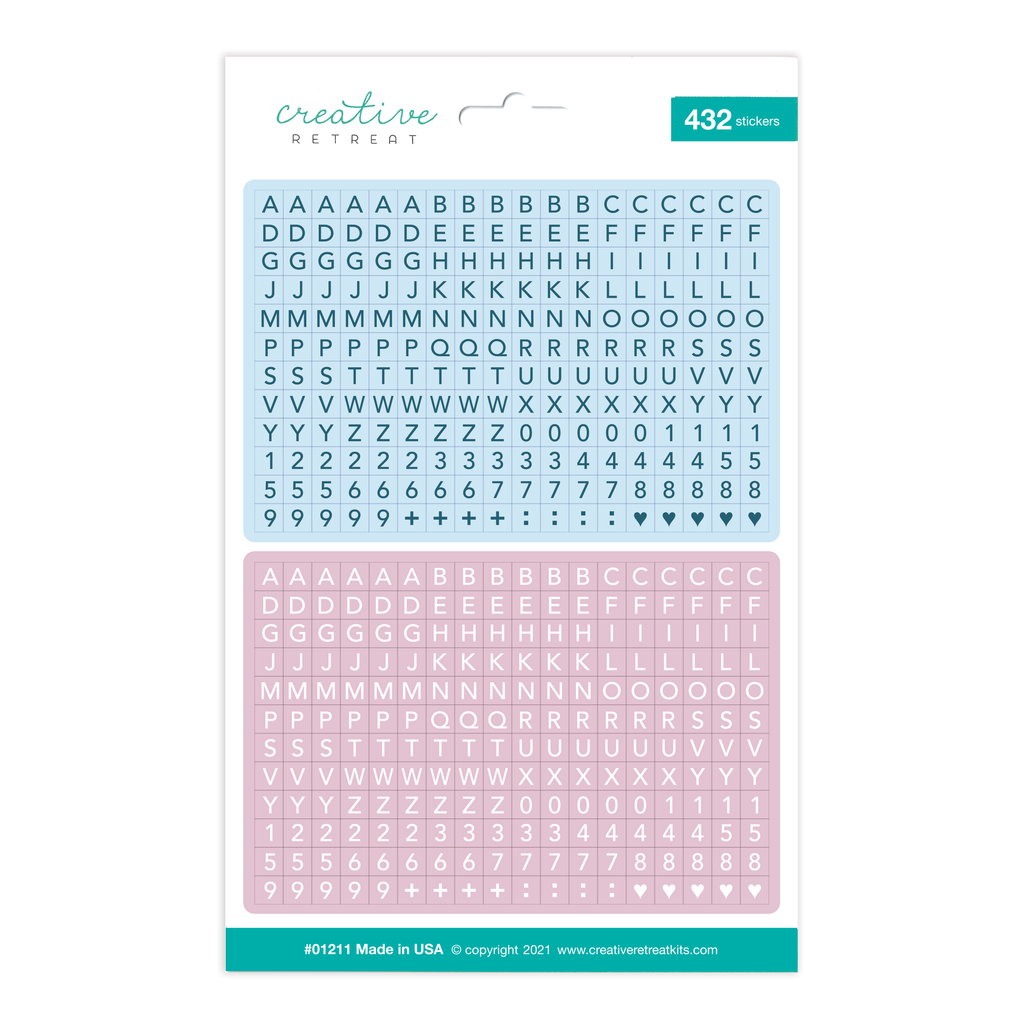 Cursive Alphabet Stickers – Loud Dawn