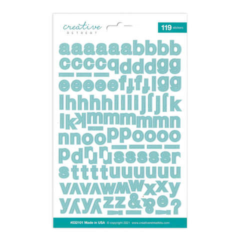 Just As He Said Alphabet Stickers