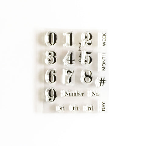 Atticus Numbers Stamp