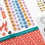 UNSINGED Alphabet Stickers