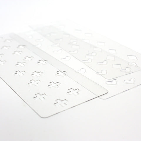 Margin Sprinkle Stencil Set