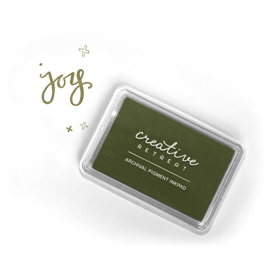 Pigment Inkpad - Cocktail Olive – Creative Retreat Kits
